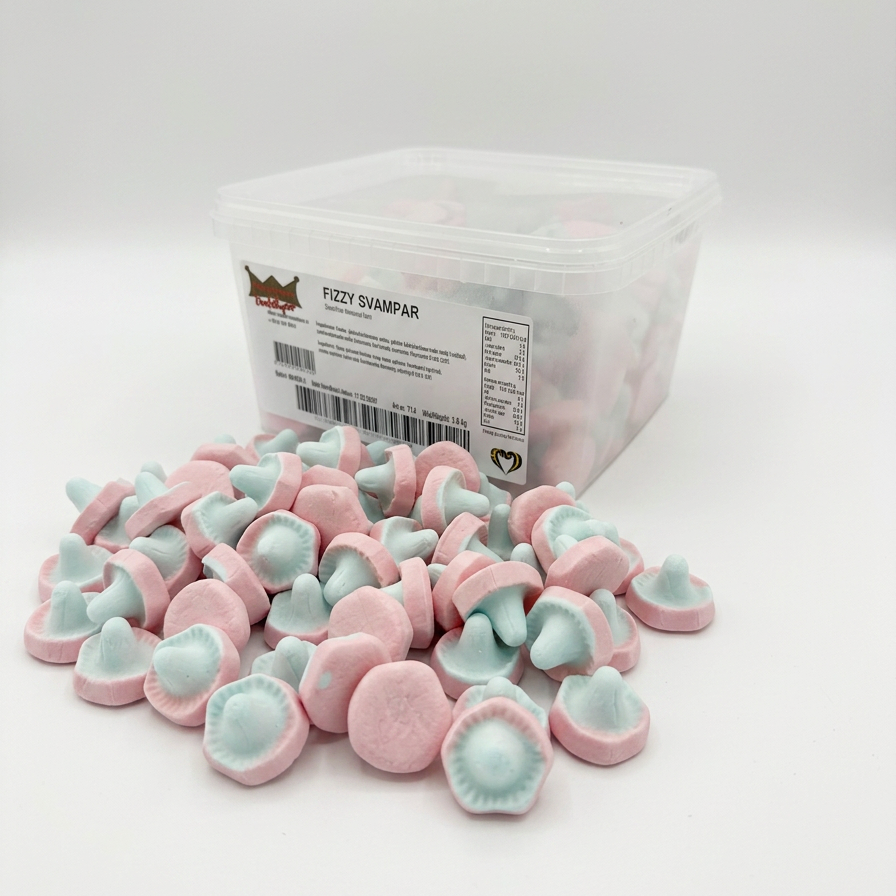 Franssons Fizzy Mushrooms 2.2LB Swedish Candy