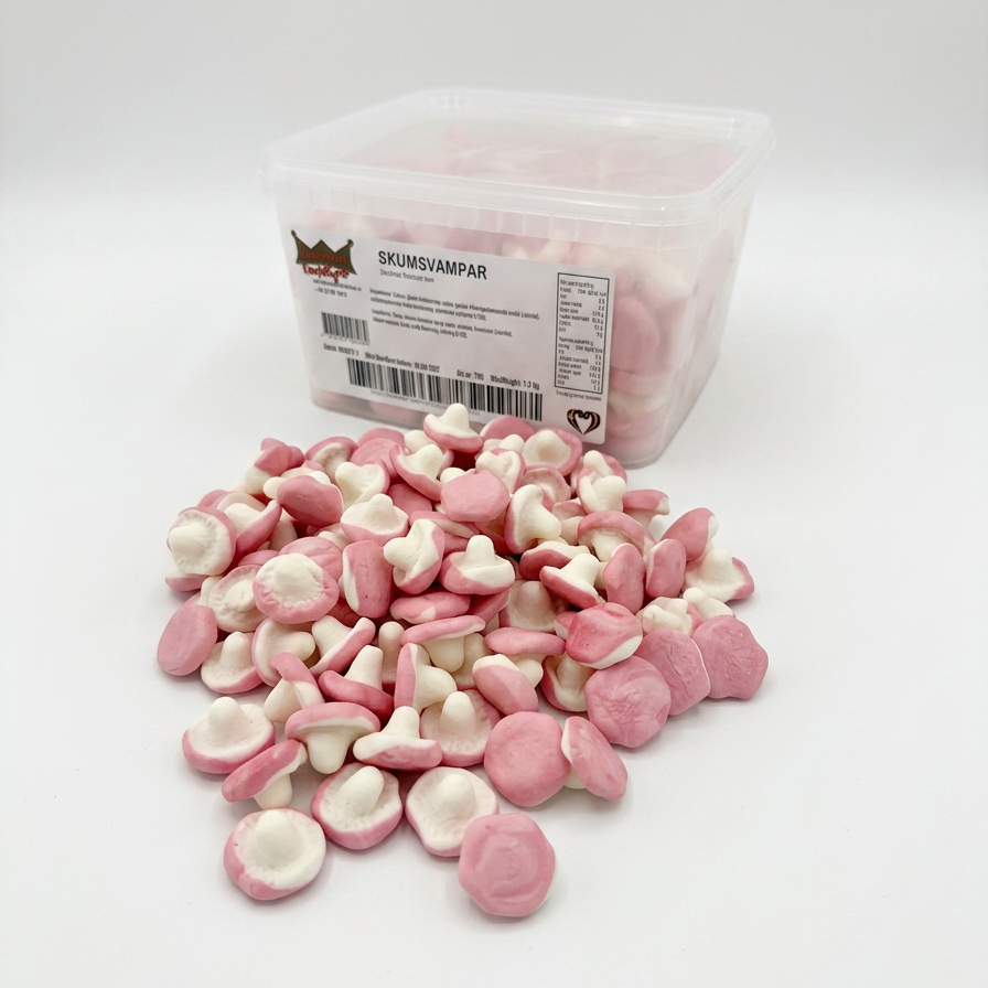 Franssons Foam Mushrooms 2,2LB Swedish Candy