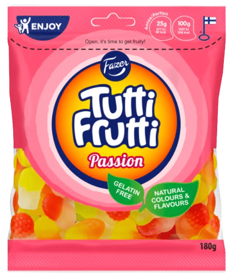 Fazer Tutti Frutti Passion 180g