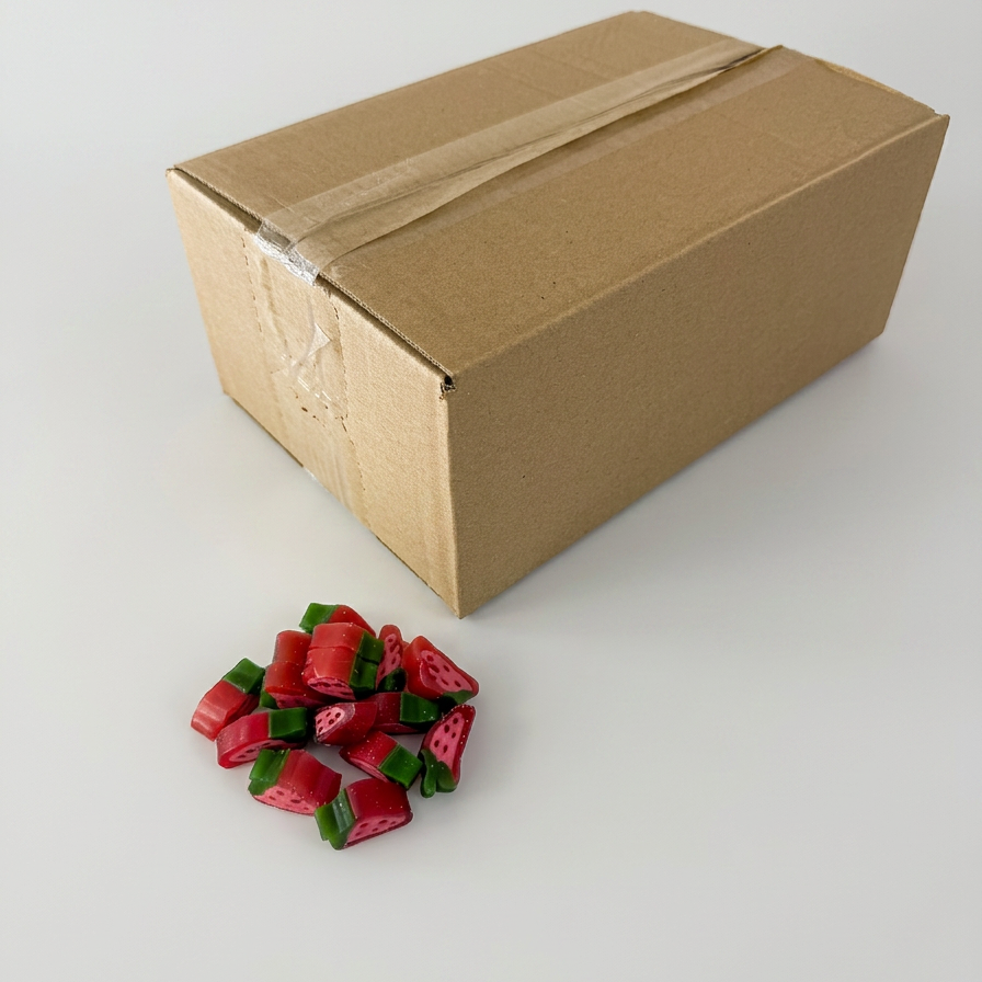 Vidal Strawberry Liquorice Slices 6.6LB