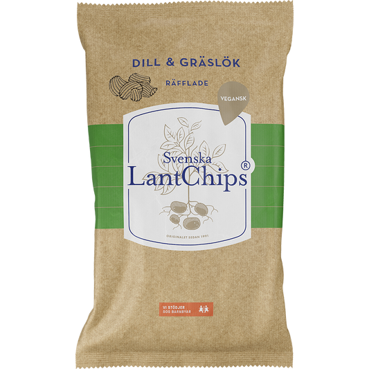 Swedish Country Style Chips Dill & Chives  200g