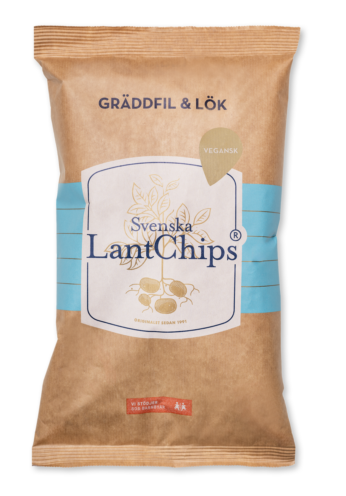 Swedish Country Style Chips Sourcram & Onion 200g