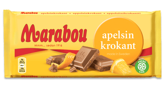 Marabou Orange Crisp 200g