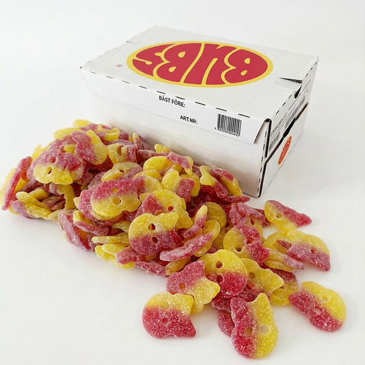 Bubs Lemon/Raspberry Skulls 3,2kg/7 LB Swedish Candy