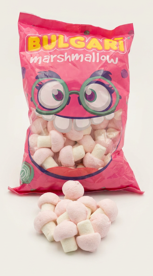 Bulgari Marshmallow Mushrooms 1.98lb - Swedish Candy