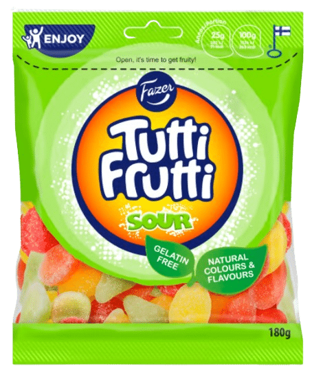 Fazer Tutti Frutti Sour 180g