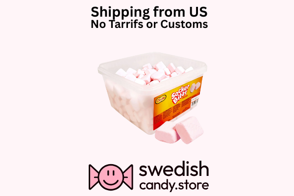Strawberry Sugar Cubes/Sockerbitar Jordgubb 1.81LB Swedish Candy