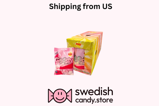 Bubs Strawberry Vanilla 12x90G Swedish Candy
