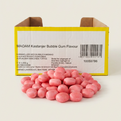 MAOAM Bubbelgum Happy Chews 6,6LB Case (Chestsnuts)