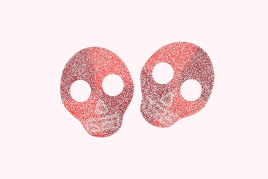 Candy People Sour Blueberry Raspberry Skull 8.8LB Vegan